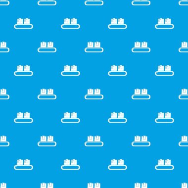 Havaalanı teyp desen vektör kesintisiz mavi