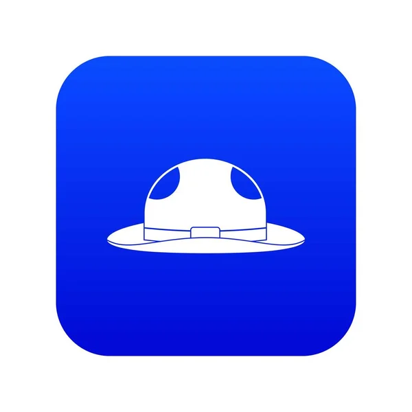 Sombrero de verano icono azul digital — Archivo Imágenes Vectoriales