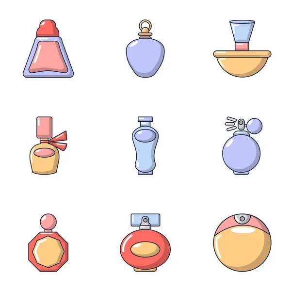 Zilch Icons Set, flacher Stil — Stockvektor