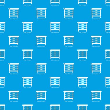 Komodinin desen vektör kesintisiz mavi