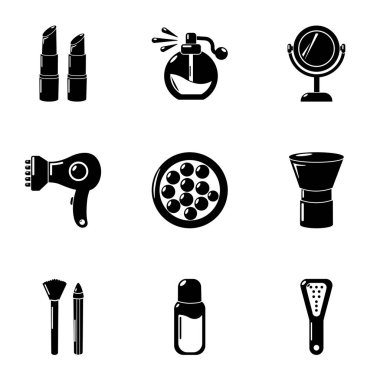 Yeni model Icons set, basit tarzı