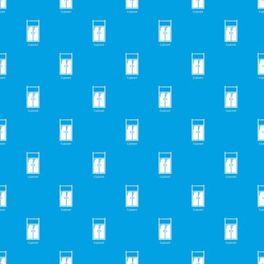 Dolap desen vektör kesintisiz mavi