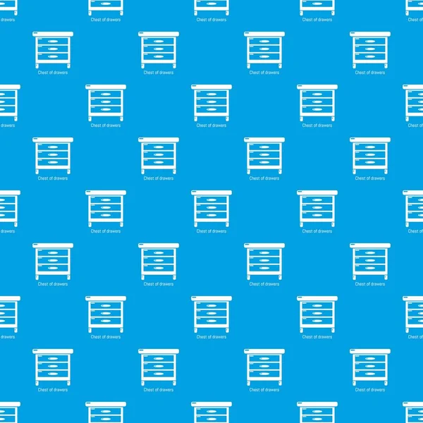 床头柜图案矢量无缝蓝 — 图库矢量图片