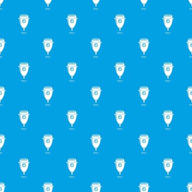 Ustura desen vektör kesintisiz mavi