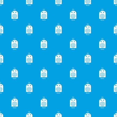 Isıtıcı desen vektör kesintisiz mavi