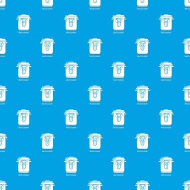 Multi Ocak desen vektör kesintisiz mavi