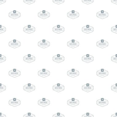 Bas müzik tasarlamak vektör sorunsuz