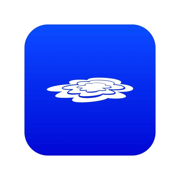 Icono del charco de agua azul digital — Archivo Imágenes Vectoriales