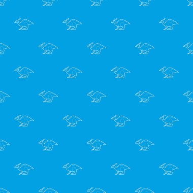 Parasaurolof desen vektör kesintisiz mavi
