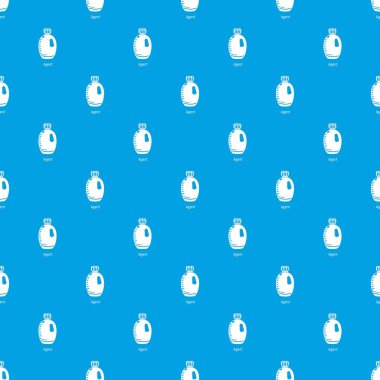 Ajan şişe desen vektör kesintisiz mavi