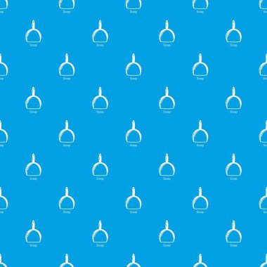 Kepçe temizlik desen vektör kesintisiz mavi