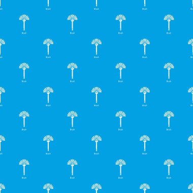 Tuvalet fırçası desen vektör kesintisiz mavi
