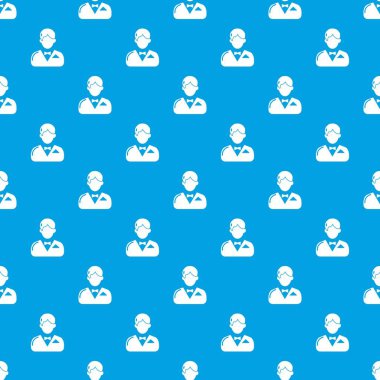 Krupiye desen vektör kesintisiz mavi