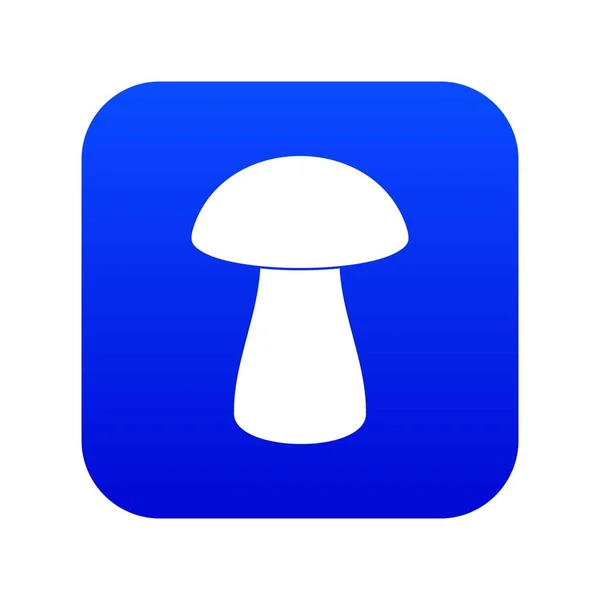 Hongos boletus icono digital azul — Archivo Imágenes Vectoriales