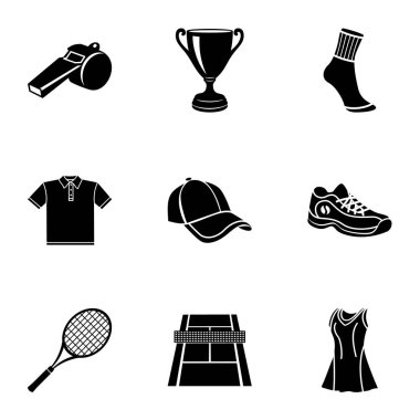 Öncelik Icons set, basit tarzı