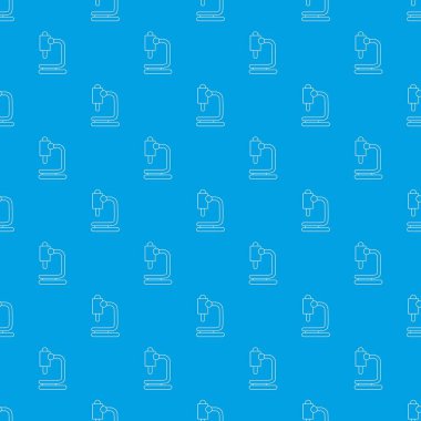 Mikroskop desen vektör kesintisiz mavi