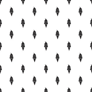 Vanilyalı dondurma tasarlamak vektör sorunsuz