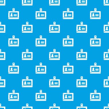 Rozet office desen vektör kesintisiz mavi