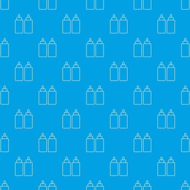 Ketçap hardal sıkmak şişe desen vektör kesintisiz mavi