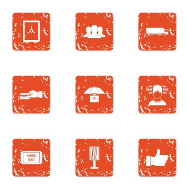 Bozdurma simgeler kümesi, grunge tarzı