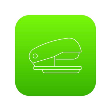 Zımba yeşil simge vektör