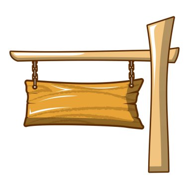 Hoş geldiniz kurulu simgesi, karikatür tarzı