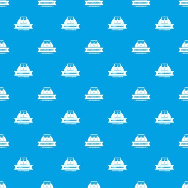 Ölçüm aleti desen vektör kesintisiz mavi