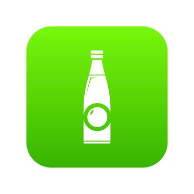 Şişe yeşil simge vektör