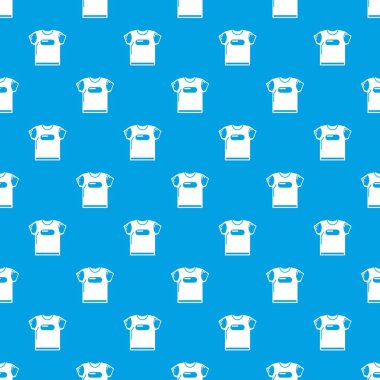 Çocuk t gömlek desen vektör kesintisiz mavi