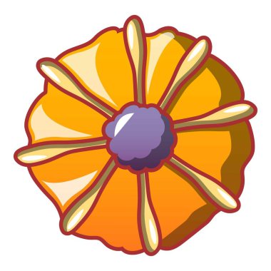 Taze kek simgesi, karikatür tarzı