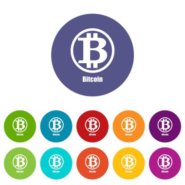 Bitcoin simgesi, basit tarzı