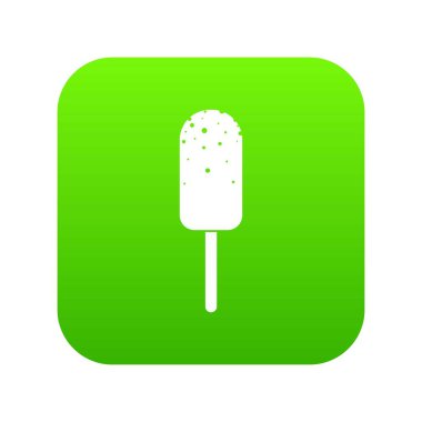 Dondurma simgesi dijital yeşil