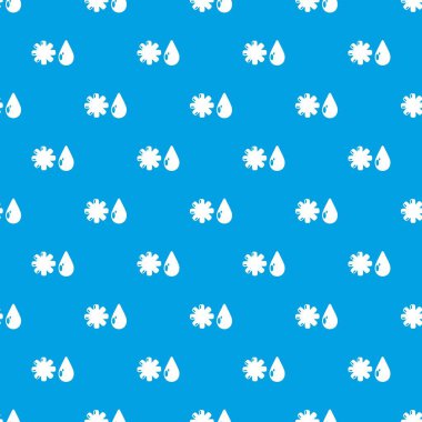 Kış desen vektör kesintisiz mavi