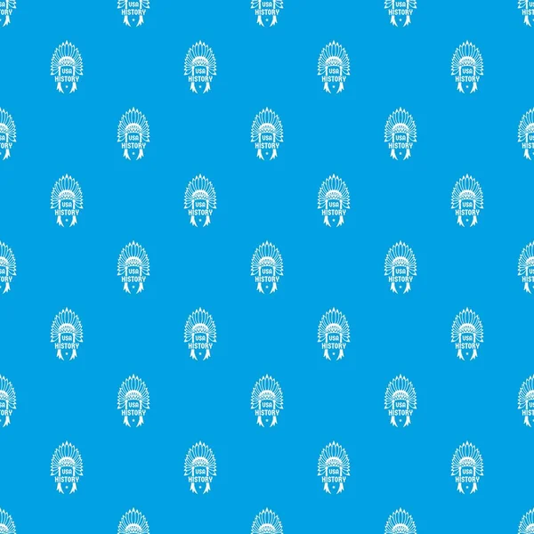 USA history pattern vector seamless blue