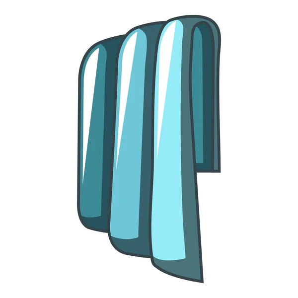 Icône serviette de bain, style dessin animé — Image vectorielle
