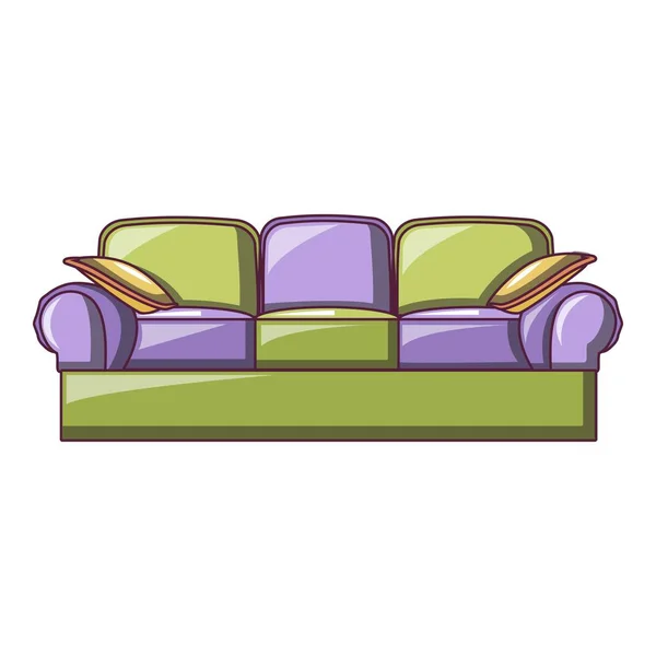 Lawson sofa icon, cartoon stil — Stockvektor