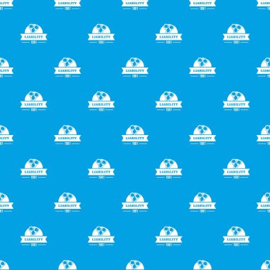 Sorumluluk desen vektör kesintisiz mavi