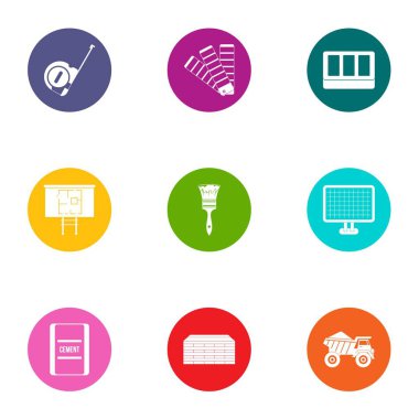 Simgeler kümesi işleme, düz stil