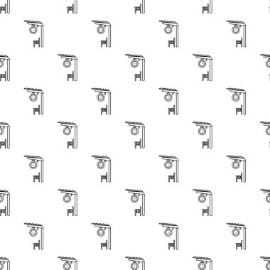 Platform demiryolu tasarlamak vektör sorunsuz