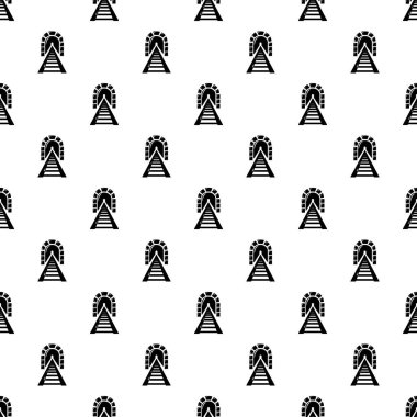 Tren tüneli tasarlamak vektör sorunsuz