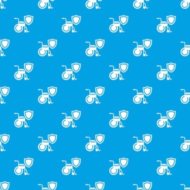 Sakatlık koruma desen vektör kesintisiz mavi