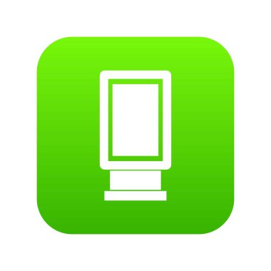 Reklam işaretleri simgesi dijital yeşil