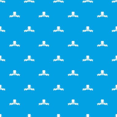 GDO bedava yemek desen vektör kesintisiz mavi