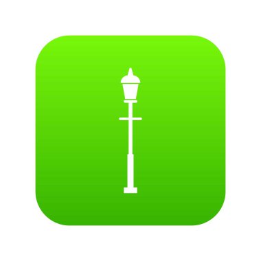 Fener simgesi dijital yeşil