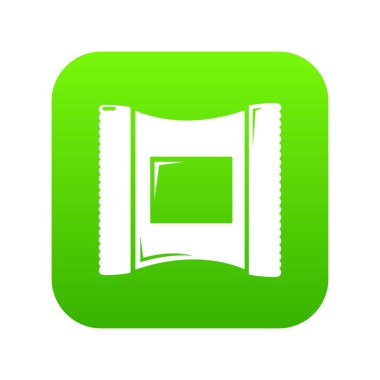 Paket simgesi yeşil vektör ıslak mendil