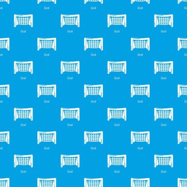 Hedef futbol desen vektör kesintisiz mavi