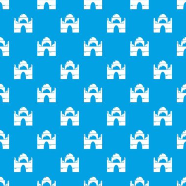 Cami desen vektör kesintisiz mavi