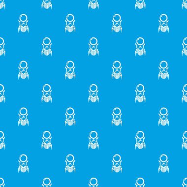 Bokböceği desen vektör kesintisiz mavi