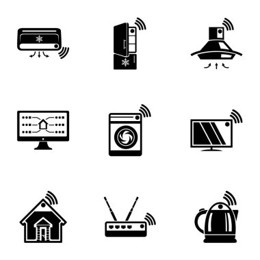 WLAN Icons set, basit tarzı