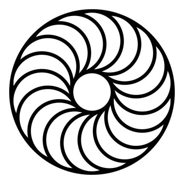 Bisküvi Aperatif simgesi, anahat stili